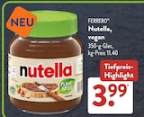 Nutella, vegan Angebote von FERRERO bei ALDI SÜD Göppingen für 3,99 €