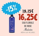 Eau Florale de Rose - Melvita dans le catalogue Naturalia