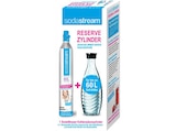 2200065490 Reservepack (Kohlensäure-Zylinder 60L + Glaskaraffe) Mehrfarbig von SODASTREAM im aktuellen MediaMarkt Saturn Prospekt für 29,99 €