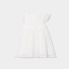Robe cérémonie en dentelle blanc bébé fille à 17,99 € dans le catalogue La Halle