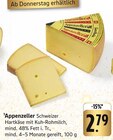 Schweizer Hartkäse Angebote von Appenzeller bei EDEKA Pirmasens für 2,79 €