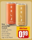 weinhaltiger Cocktail von Bree für 0,99 € bei REWE im Angebot weinhaltiger Cocktail von Bree im aktuellen REWE Prospekt