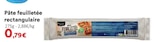 Pâte feuilletée rectangulaire en promo chez Hmarket Pâte feuilletée rectangulaire dans le catalogue Hmarket