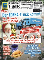 EDEKA Discounter Prospekt der aktuellen Woche mit 18 Seiten, gültig von 01.12.2025 bis 06.12.2025, in Lahnau und Umgebung Aktueller EDEKA Discounter Prospekt in Lahnau und Umgebung, "Aktuelle Angebote" mit 18 Seiten, 01.12.2025 - 06.12.2025