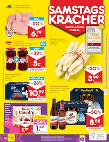 Bier im Netto Marken-Discount Prospekt "Aktuelle Angebote" mit 64 Seiten (Pinneberg)