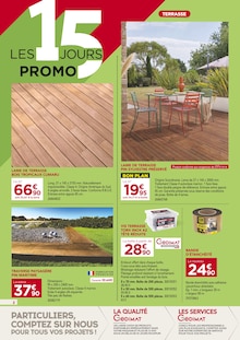 Prospectus Gedimat à Saint-Affrique, "LES 15 JOURS PROMO : TRAVAUX D'EXTÉRIEUR", 12 pages de promos valables du 26/02/2025 au 15/03/2025