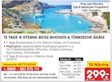 15 Tage 4-Sterne-Reise Rhodos & Türkische Ägäis im aktuellen Netto Marken-Discount Prospekt