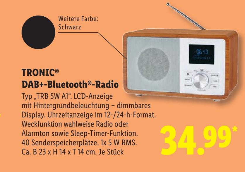 DAB+ Bluetooth Radio