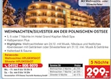 WEIHNACHTEN/SILVESTER AN DER POLNISCHEN OSTSEE für 299,00 € bei Netto Marken-Discount im Angebot WEIHNACHTEN/SILVESTER AN DER POLNISCHEN OSTSEE im aktuellen Netto Marken-Discount Prospekt