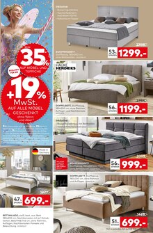 Boxspringbett im porta Möbel Prospekt "RABATTMAGIE IM FEE-BRUAR" mit 24 Seiten (Frankfurt (Main))
