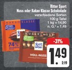 Aktuelles Nuss oder Kakao Klasse Schokolade Angebot bei EDEKA in Dresden ab 1,49 €