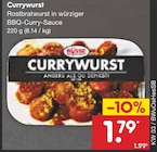 Aktuelles Currywurst Angebot bei Netto Marken-Discount in Paderborn ab 1,79 €