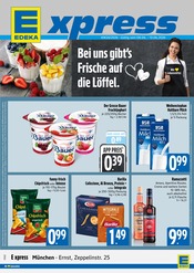 E xpress Discounter Prospekt der aktuellen Woche mit 4 Seiten, gültig von 08.06.2026 bis 13.06.2026, in Haar und Umgebung Aktueller E xpress Discounter Prospekt in Haar und Umgebung, "Wir lieben Lebensmittel." mit 4 Seiten, 08.06.2026 - 13.06.2026