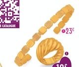 Promo bracelet jonc en acier doré à 23,00 € dans le catalogue E.Leclerc à Courcelles-lès-Lens