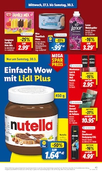 Nutella im Lidl Prospekt "LIDL LOHNT SICH" mit 63 Seiten (Frankenthal (Pfalz))