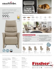 Aktueller Polstermöbel Fischer Prospekt mit Relaxsessel, "couchliebe", Seite 10