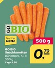 Snackkarotten von GO BIO im aktuellen Netto mit dem Scottie Prospekt