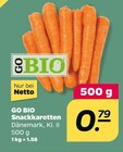 Snackkarotten von GO BIO für 0,79 € bei Netto mit dem Scottie im Angebot Snackkarotten von GO BIO im aktuellen Netto mit dem Scottie Prospekt