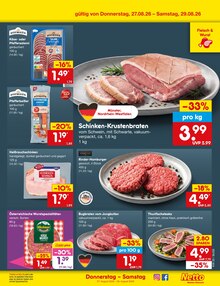 Fleisch im Netto Marken-Discount Prospekt "Aktuelle Angebote" mit 72 Seiten (Bottrop)
