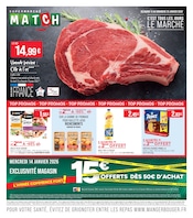 Catalogue Supermarchés Match à Reichshoffen cette semaine, valable du 13/01/2026 au 25/01/2026 Prospectus Supermarchés Match à Reichshoffen, "C'EST TOUS LES JOURS LE MARCHÉ", 16 pages de promos valables du 13/01/2026 au 25/01/2026