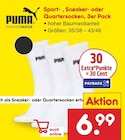 Sport-, Sneaker- oder Quartersocken im Angebot bei Netto Marken-Discount in Münster Sport-, Sneaker- oder Quartersocken Angebote von Puma bei Netto Marken-Discount Münster für 6,99 €