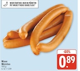 Wiener Würstchen Angebote bei nah und gut Würzburg für 0,89 €