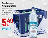 Mineralwasser im Angebot bei Trinkgut in Augsburg Mineralwasser Angebote von Adelholzener bei Trinkgut Augsburg für 5,49 €