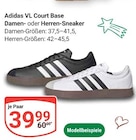 VL Court Base Damen-Sneaker Angebote von Adidas bei GLOBUS Gießen für 39,99 €