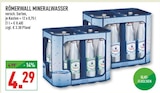 Mineralwasser von Römerwall für 4,29 € bei Marktkauf im Angebot Mineralwasser von Römerwall im aktuellen Marktkauf Prospekt