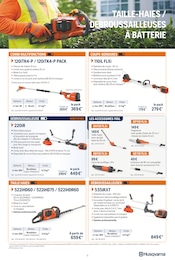 Promos Electricité dans le catalogue "OFFRES EXCLUSIVES ET NOUVEAUTÉS AUTOMNE 2025" de Husqvarna à la page 13