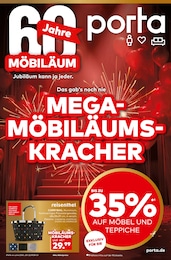 porta Möbel Prospekt für Schönheide mit 12 Seiten porta Möbel Prospekt für Schönheide: "MEGA-MÖBILÄUMS-KRACHER", 12 Seiten, 21.09.2025 - 27.09.2025