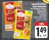 Unsere Goldstücke 6 Mehrkorn-Brötchen bei EDEKA im Theres Prospekt für 1,49 €