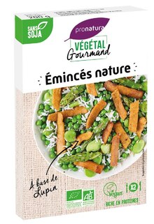 Emincés nature au lupin - Biomonde à Bordeaux Emincés nature au lupin en promo chez Biomonde Bordeaux à 3,45 €