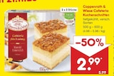 Cafeteria Kuchenschnitten von Coppenrath & Wiese für 2,99 € bei Netto Marken-Discount im Angebot Cafeteria Kuchenschnitten von Coppenrath & Wiese im aktuellen Netto Marken-Discount Prospekt