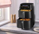 Doppelstock-Heißluftfritteuse im Penny Prospekt Doppelstock-Heißluftfritteuse von Gourmetmaxx im aktuellen Penny Prospekt für 49,99 €