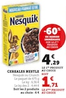 Super U Noisy-le-Roi - Promo Céréales Nestlé Promo Céréales Nestlé à 1,71 € dans le catalogue Super U à Noisy-le-Roi