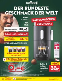 Kaffee im Netto Marken-Discount Prospekt "Aktuelle Angebote" mit 54 Seiten (Bremerhaven)