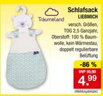 Schlafsack von Träumeland im aktuellen Zimmermann Prospekt