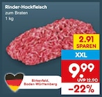 Aktuelles Rinder-Hackfleisch Angebot bei Netto Marken-Discount in Heilbronn ab 9,99 €