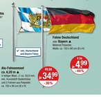 Alu-Fahnenmast oder Fahne Deutschland oder Bayern von  im aktuellen V-Markt Prospekt für 34,99 €