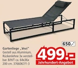 Gartenliege „Vevi“ Angebote bei Segmüller Ansbach für 499,00 €