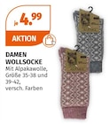 DAMEN WOLLSOCKE von  im aktuellen Müller Prospekt für 4,99 €