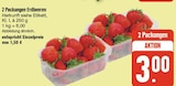 Erdbeeren im nah und gut Prospekt zum Preis von 3,00 €