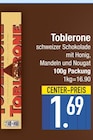 Toblerone im EDEKA Prospekt Toblerone von Toblerone im aktuellen EDEKA Prospekt für 1,69 €