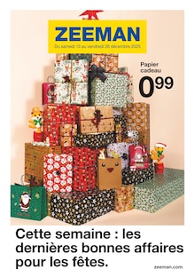 Catalogue Zeeman à Arbent cette semaine, valable du 13/12/2025 au 26/12/2025 Prospectus Zeeman à Arbent, "Zeeman", 22 pages de promos valables du 13/12/2025 au 26/12/2025