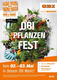 Geschenkkarte im aktuellen OBI Prospekt (Mannheim) Geschenkkarte im OBI Prospekt "OBI PFLANZENFEST" mit 1 Seiten (Mannheim)