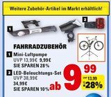 FAHRRADZUBEHÖR Angebote bei E center Mainz für 9,99 €