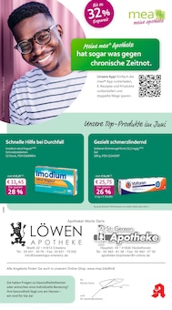 Aktueller mea - meine apotheke Prospekt (Erkelenz, 4 Seiten zum blättern mea - meine apotheke Prospekt Unsere Juni-Angebote mit 4 Seiten