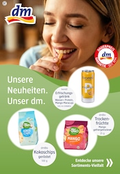 Mango im dm-drogerie markt Prospekt in Fellbach Aktueller dm-drogerie markt Prospekt mit Mango, "Aktuelle Angebote", Seite 1