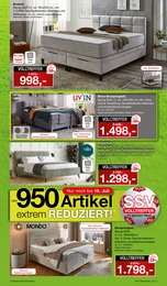 Boxspringbett im Möbel Inhofer Prospekt Boxspringbett im Möbel Inhofer Prospekt "ÜBER 950 ARTIKEL EXTREM REDUZIERT!" auf Seite 11